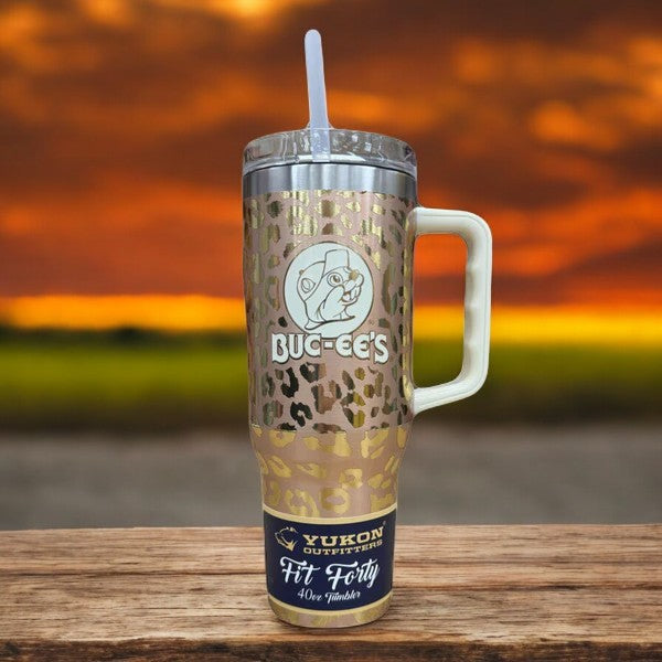 Buc-ee’s Leopard Print Tumbler