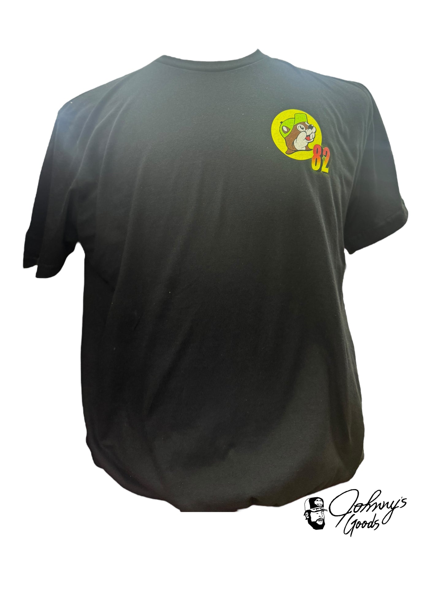 Buc-ee’s Black Red Fire Pit Stop TShirt