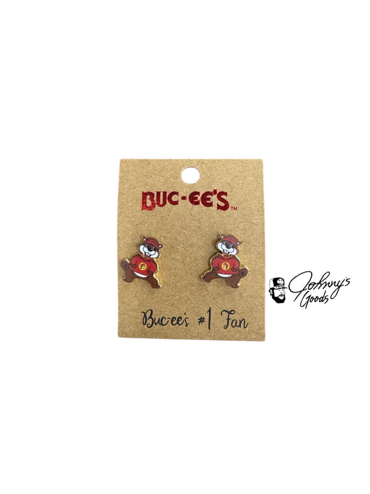 Buc-ee’s Logo Beaver Earrings