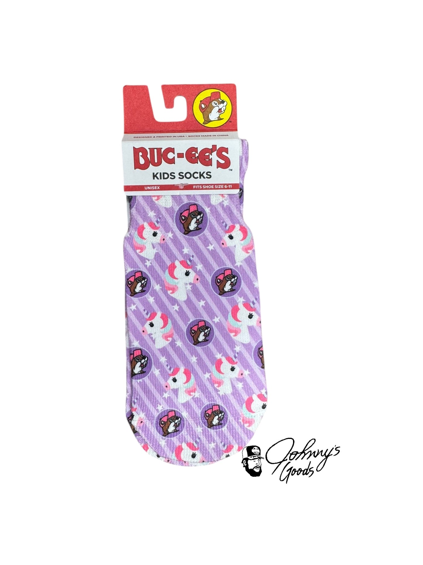 Buc-ee's Ankle Sublimated Kids Socks