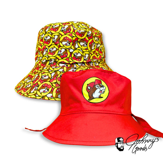 Buc-ee's Reversible Hat Red and Yellow buc ees buc ee's bucees buccees buc-ees