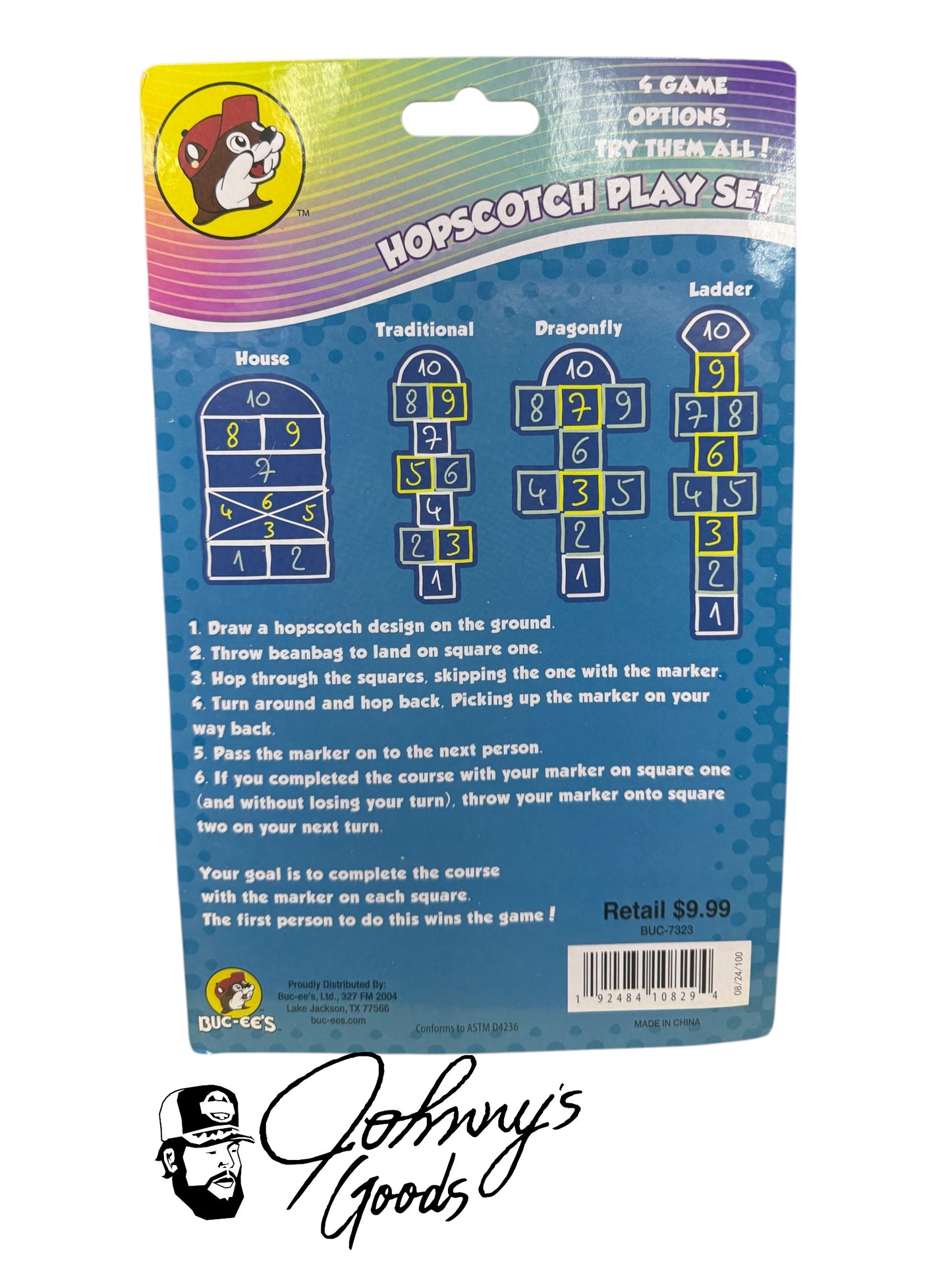 Buc-ee’s Hopscotch Play Set