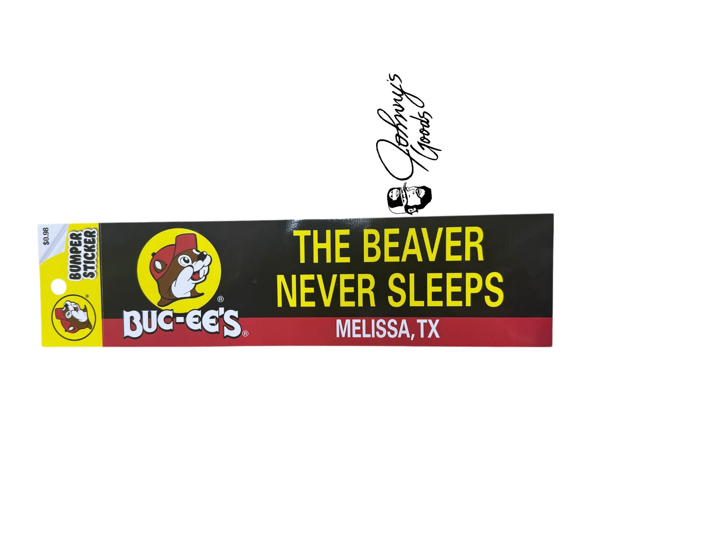 Buc-ee's Bumper Sticker - Fun Designs: Logo, Texas Pride, and More for Cars & Coolers