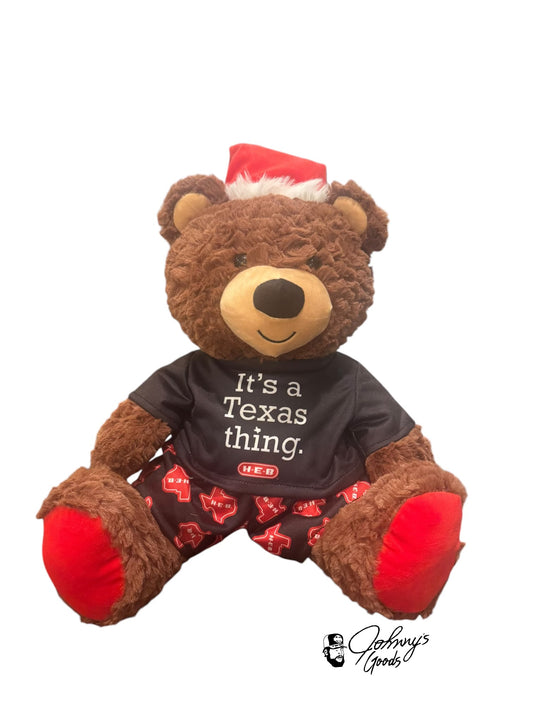 HEB Christmas Teddy Bear “ It’s a Texas Thing”