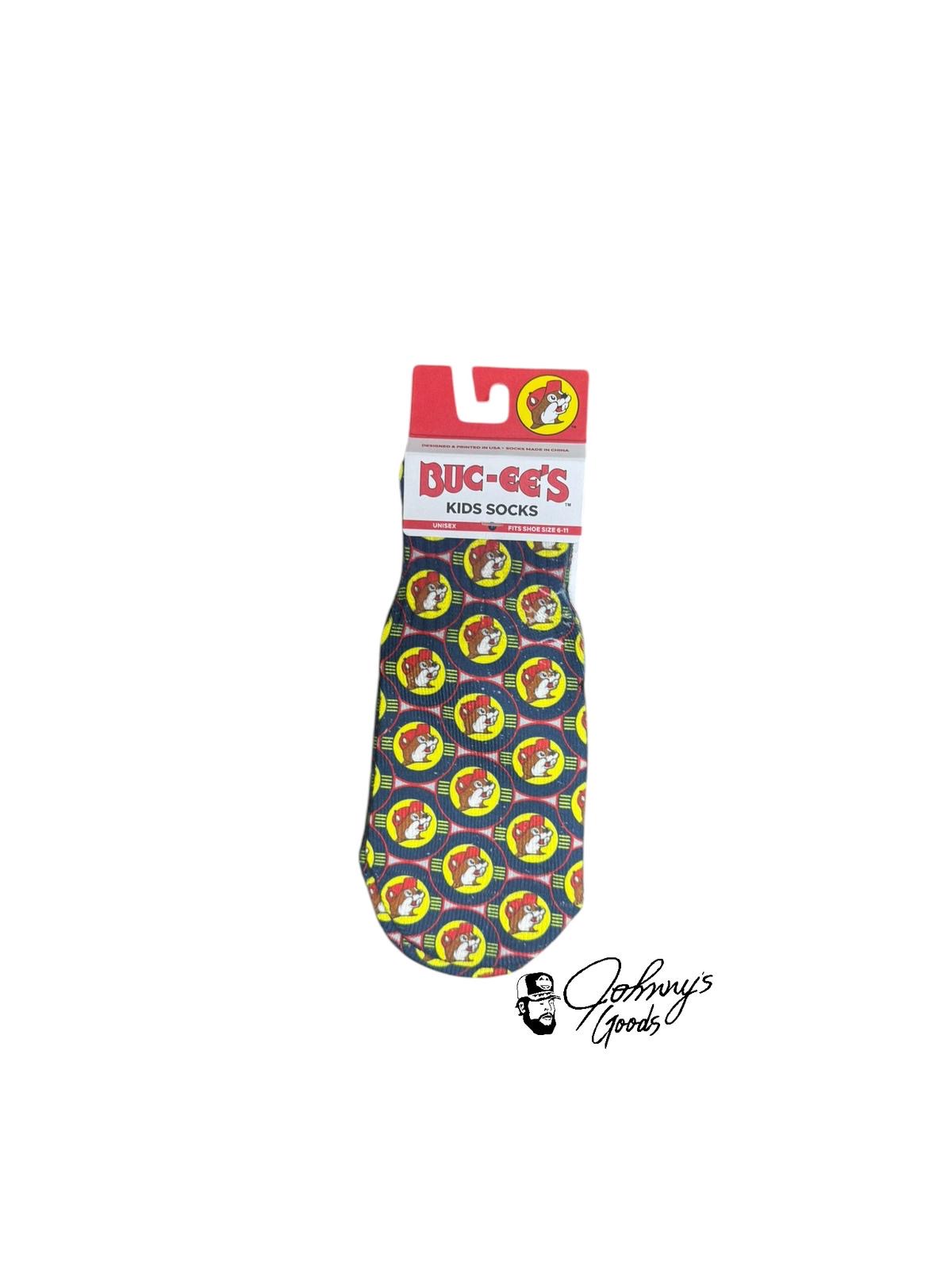 Buc-ee's Ankle Sublimated Kids Socks