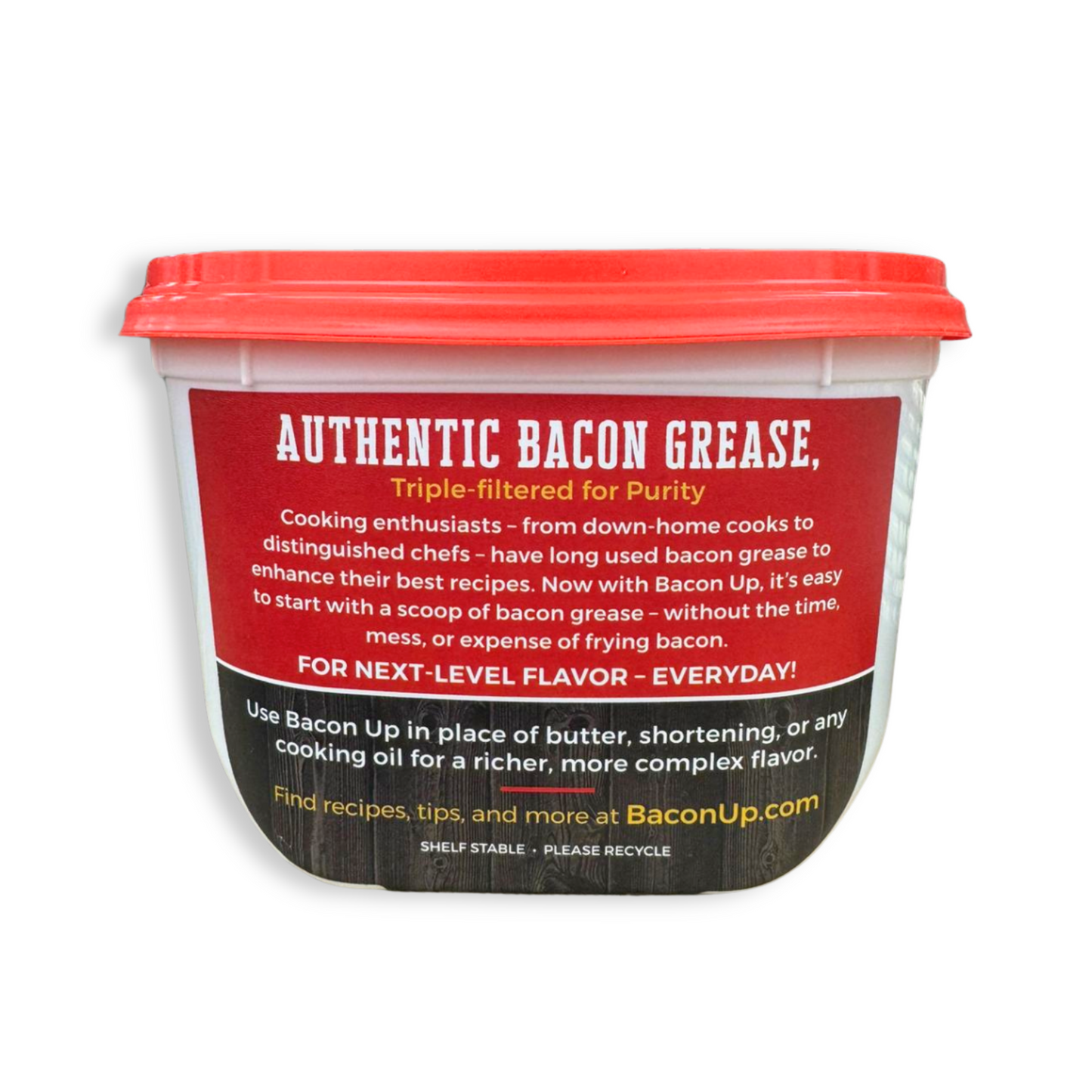Bacon Up Bacon Grease Rendered Bacon Fat 14oz