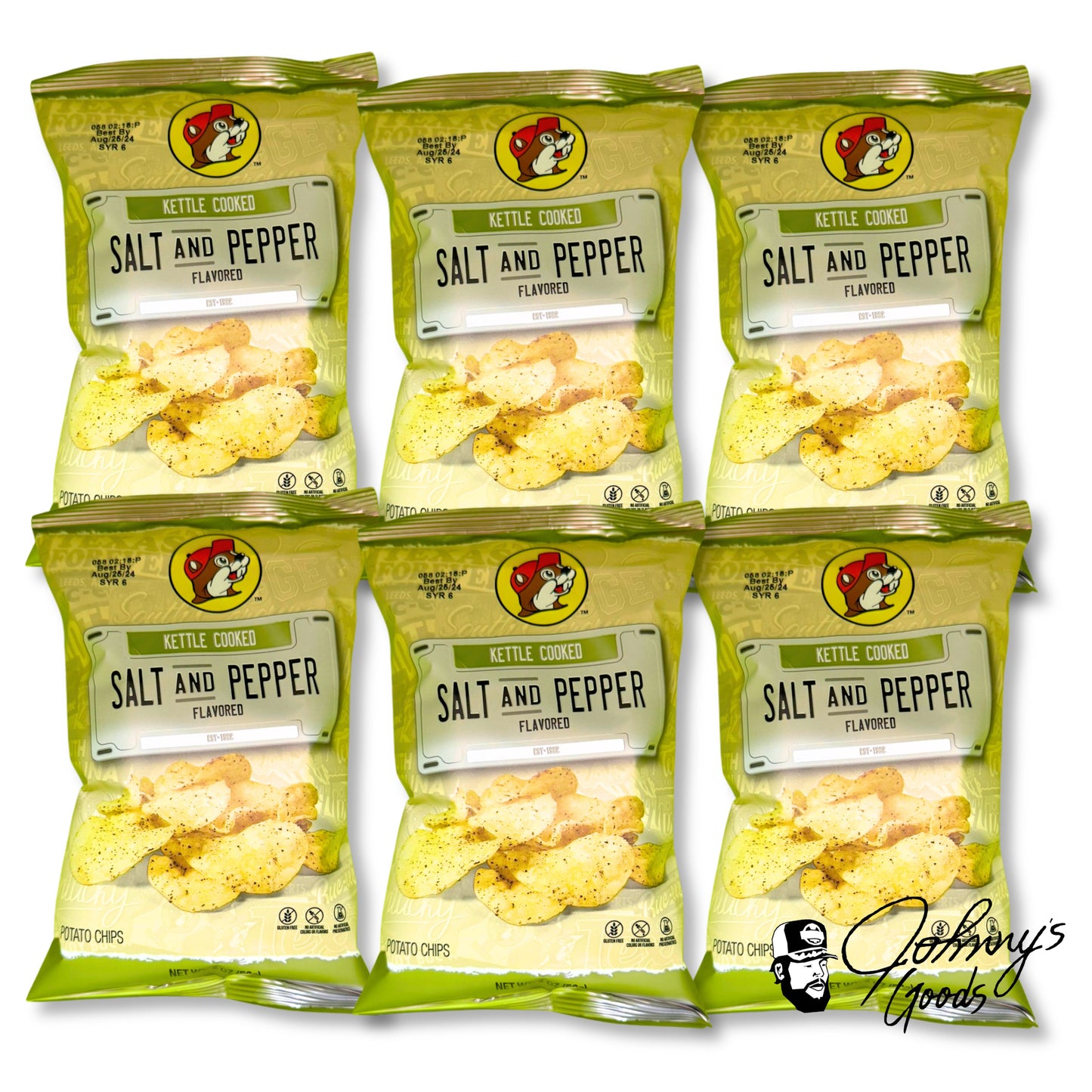 Buc-ee's Kettle Cooked Potato Chips Flavored buc ees buc ee's bucees buccees buc-ees