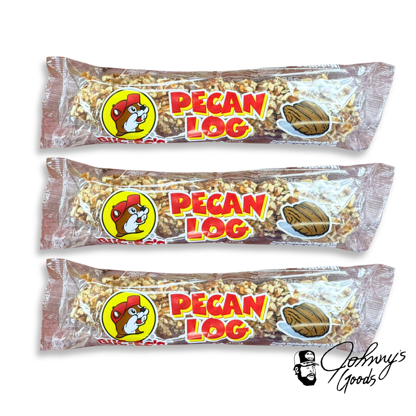 Bucee's Pecan Log Authentic Quality Snacks Johnny's Goods