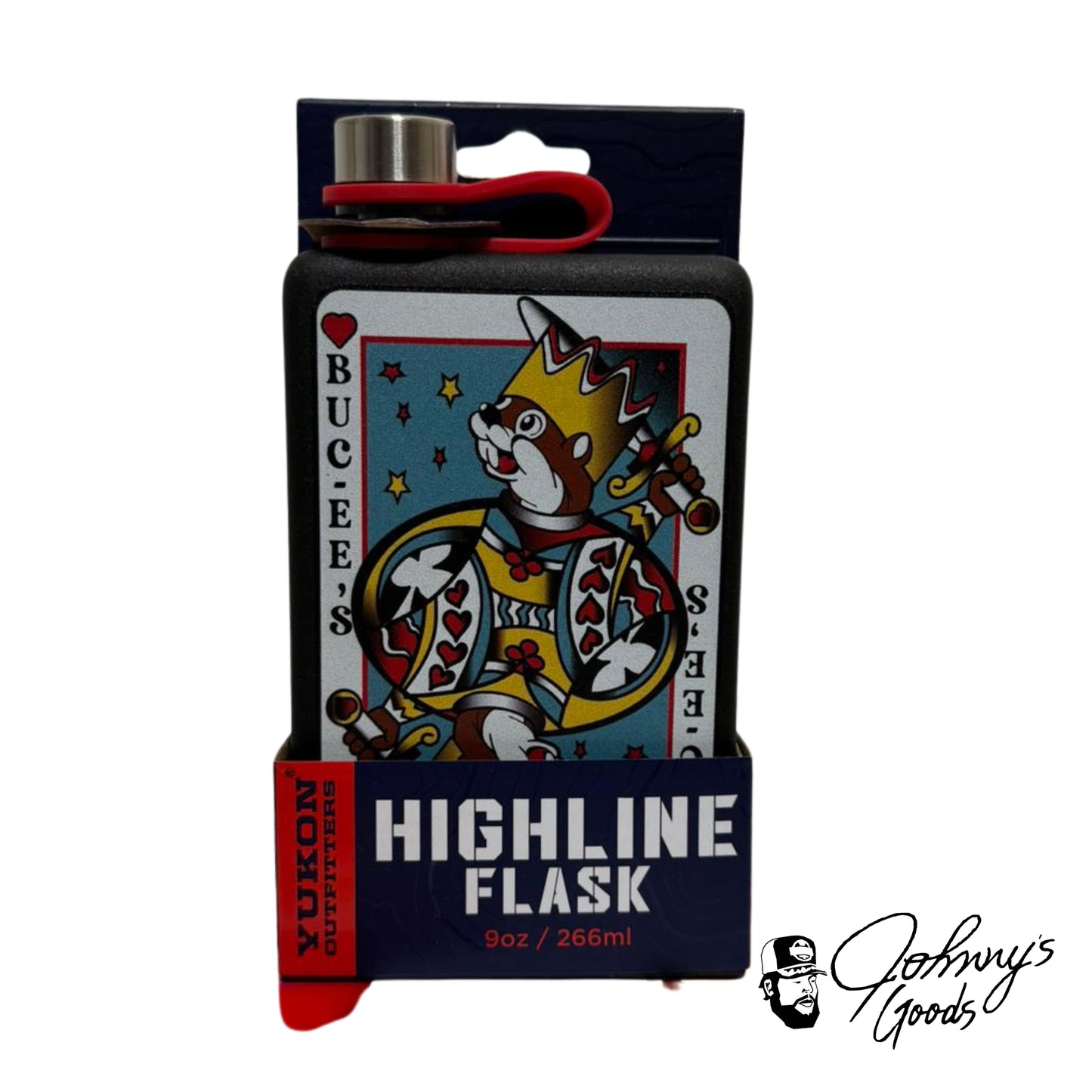 Buc-ee's YUKON Outfitters Highline Flask – 9oz/266ml | Stainless Steel, BPA Free