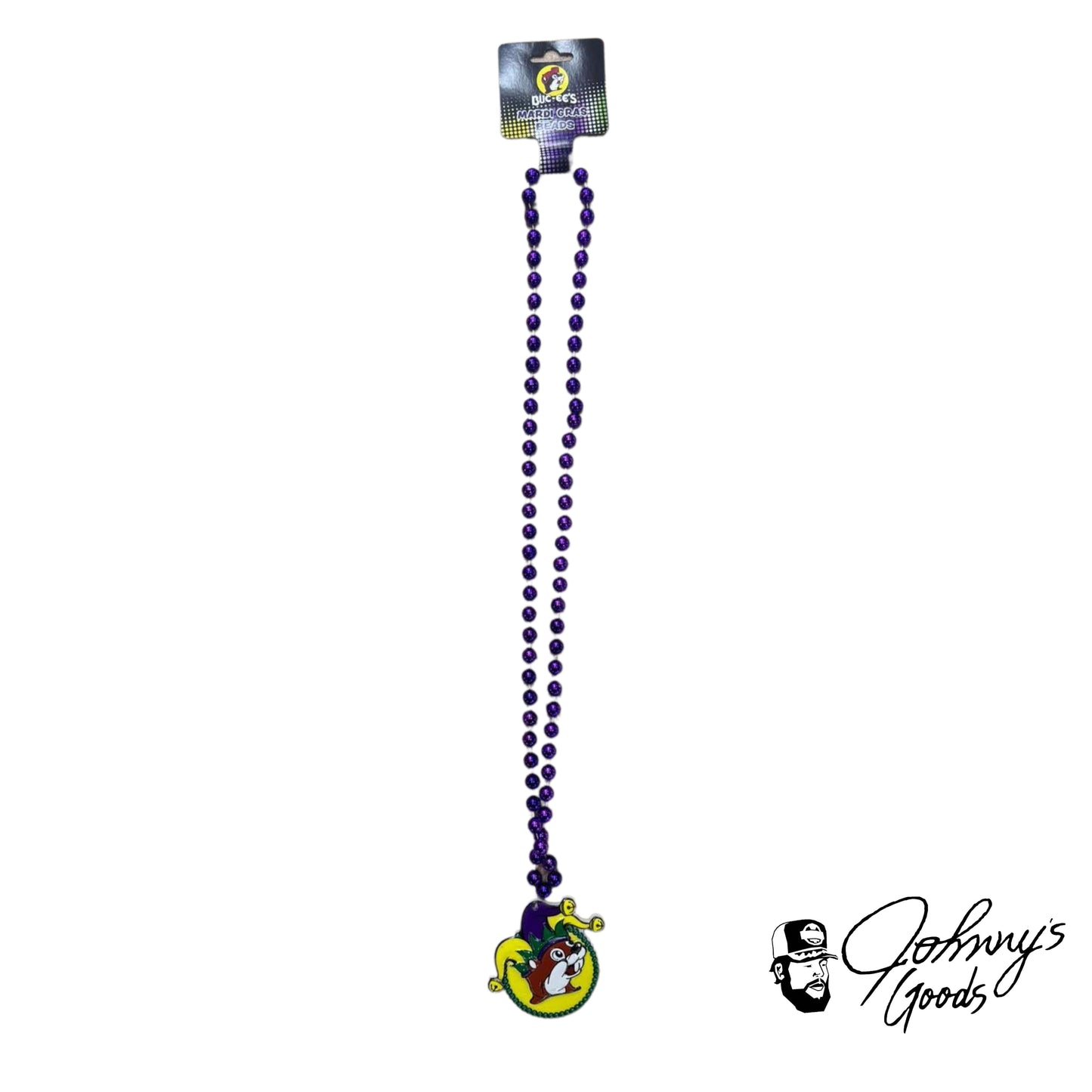 Buc-ee's Limited Edition Mardi Gras Beads – Festive Jester Design