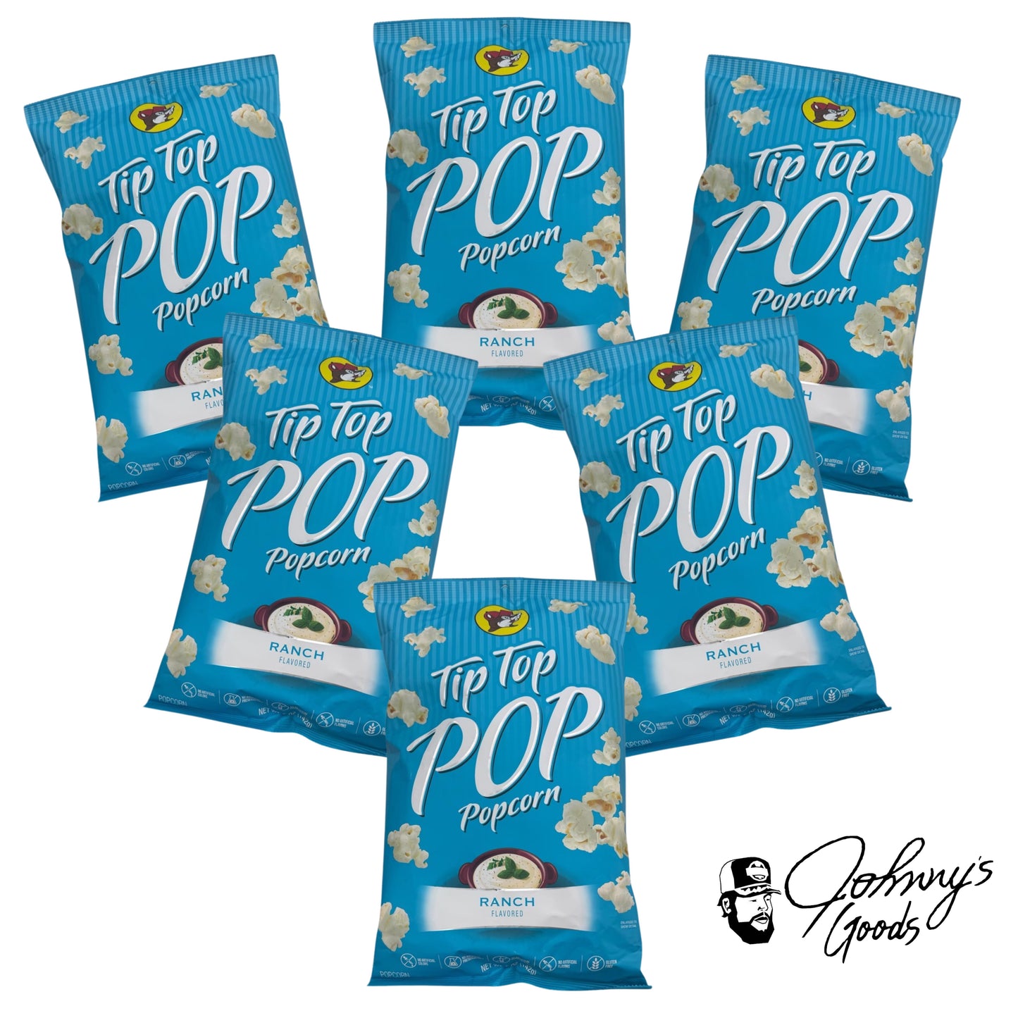 Buc-ee’s Tip Top Popcorn – Delicious Popcorn in 8 Flavor Varieties (Butter, White Cheddar, Dill Pickle & More)