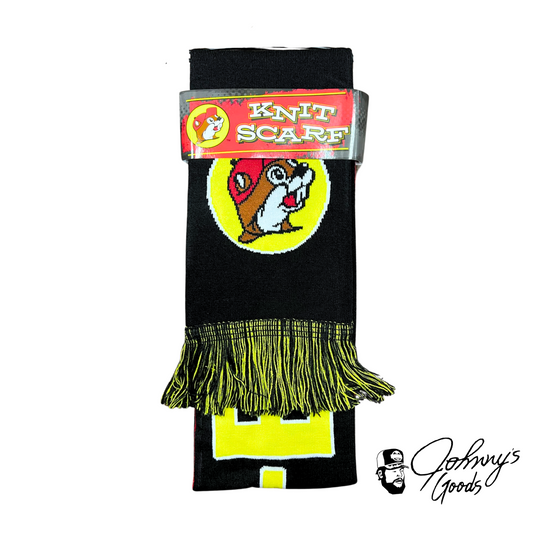Buc-ee's Reversible Knit Scarf with Logo buc ees buc ee's bucees buccees buc-ees