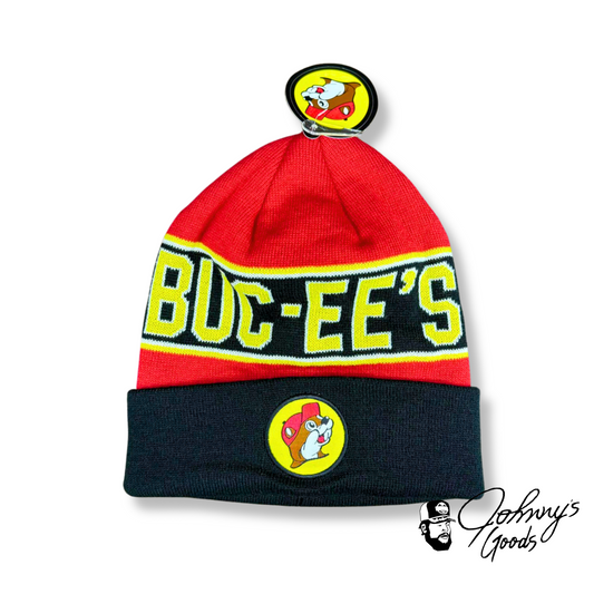 Buc-ee's Striped Logo Beanie buc ees buc ee's bucees buccees buc-ees