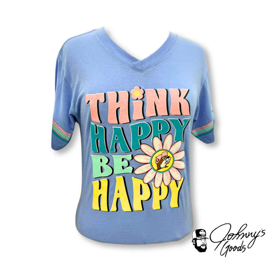 Buc-ee's Think Happy Be Happy Shirttexas shirts buc ee's shirts bucees shirts