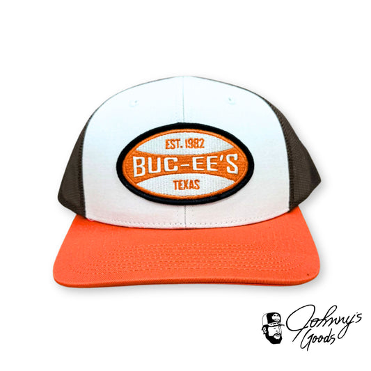 Buc-ee's Trucker Patch Hats Orange EST 1982 buc ees buc ee's bucees buccees buc-ees