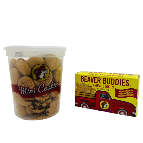 Buc-ee’s Mini Cookies with Beaver Buddies buc ees buc ee's bucees buccees buc-ees