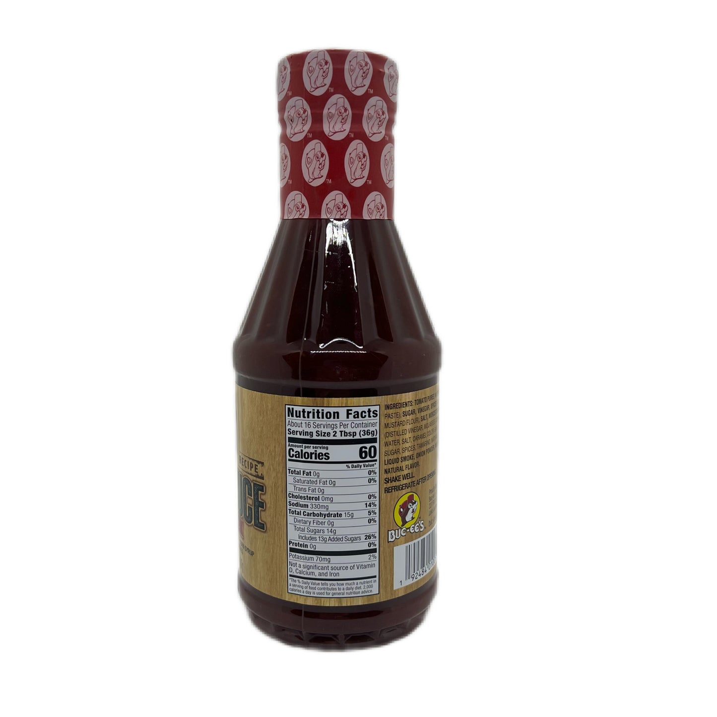 Authentic Texas Barbecue Sauce, Buc-ee's BBQ Sauce Bottle, Smoky Barbecue Sauce Flavor, Bold BBQ Sauce for Ribs and Chicken, Spicy and Savory BBQ Sauce