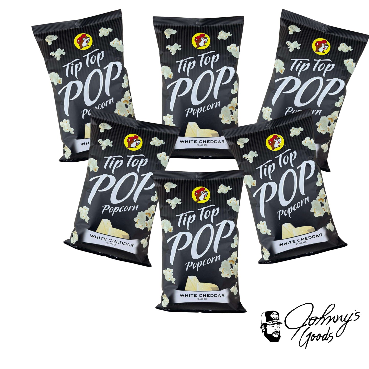 Buc-ee’s Tip Top Popcorn – Delicious Popcorn in 8 Flavor Varieties (Butter, White Cheddar, Dill Pickle & More)