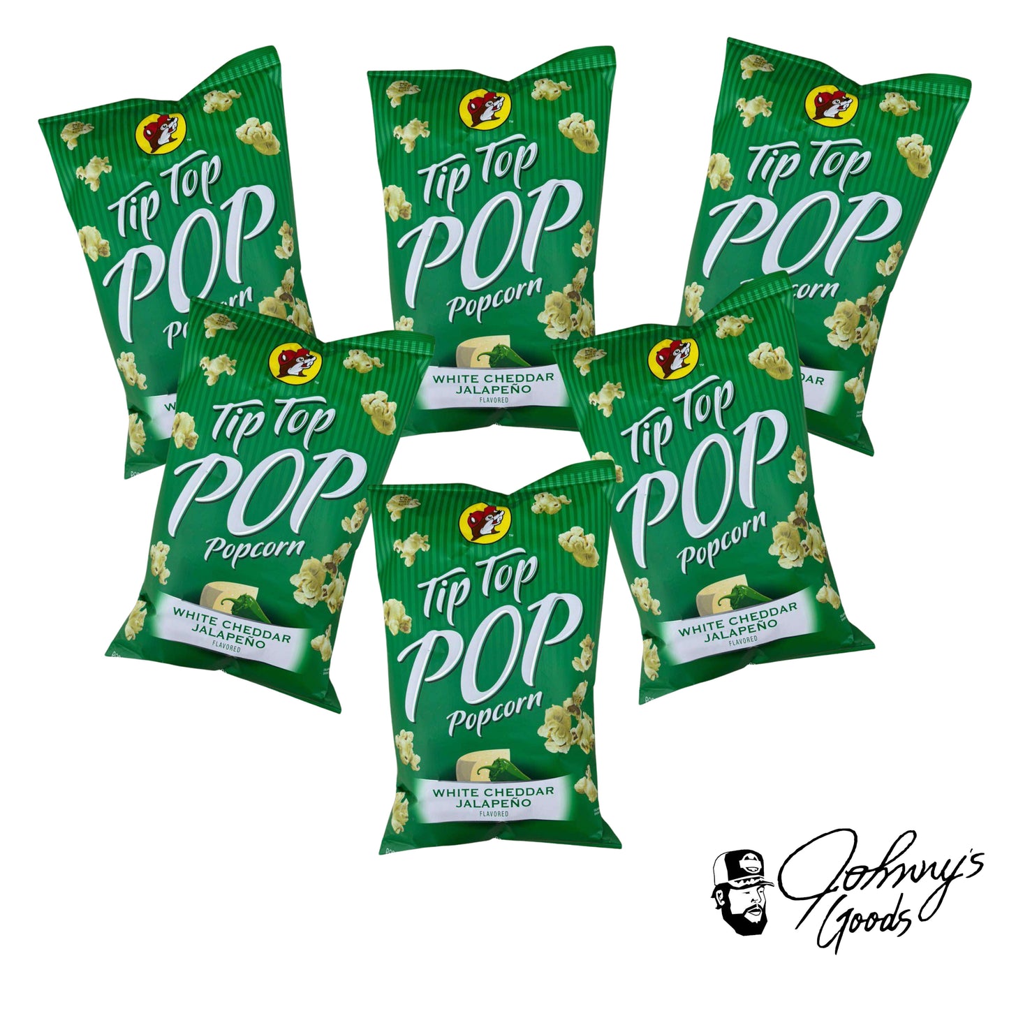 Buc-ee’s Tip Top Popcorn – Delicious Popcorn in 8 Flavor Varieties (Butter, White Cheddar, Dill Pickle & More)