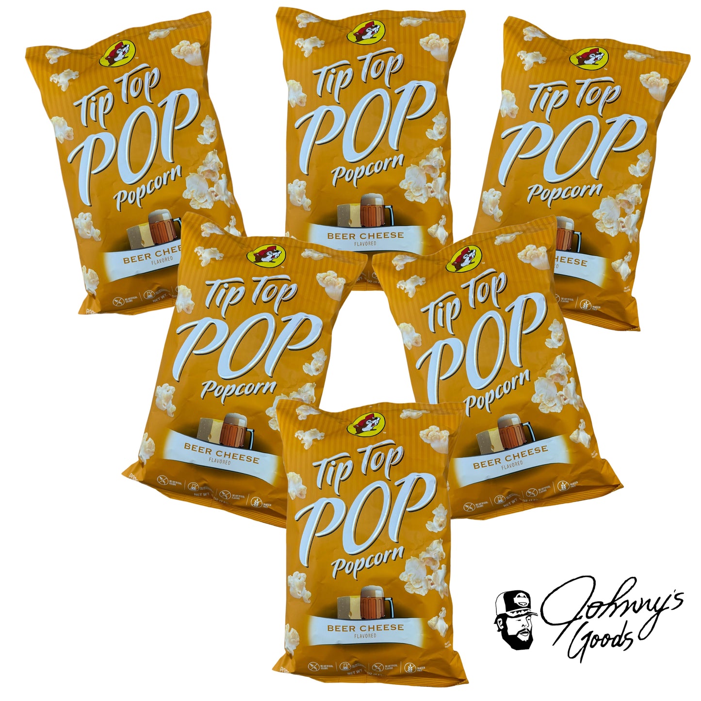 Buc-ee’s Tip Top Popcorn – Delicious Popcorn in 8 Flavor Varieties (Butter, White Cheddar, Dill Pickle & More)