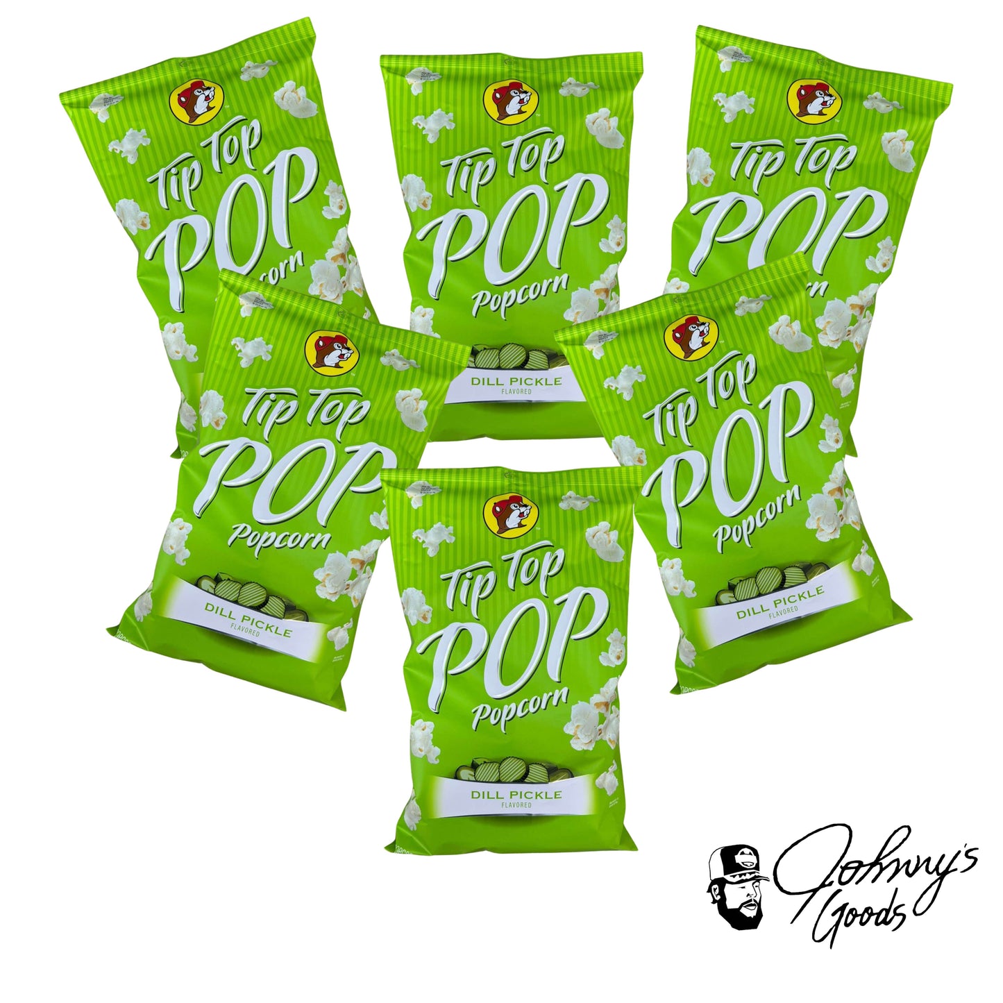 Buc-ee’s Tip Top Popcorn – Delicious Popcorn in 8 Flavor Varieties (Butter, White Cheddar, Dill Pickle & More)