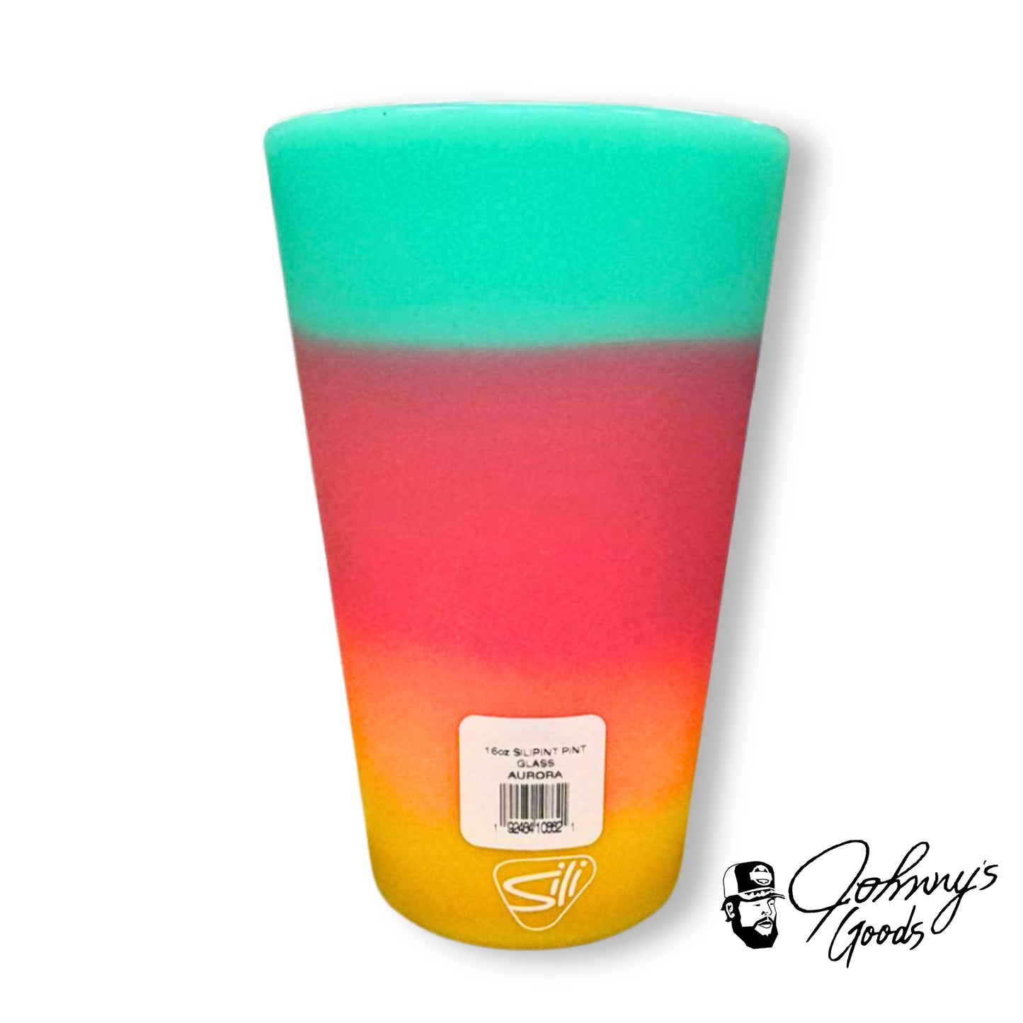 Buc-ee's 16oz Silipint Pint Glass Cup Aurora