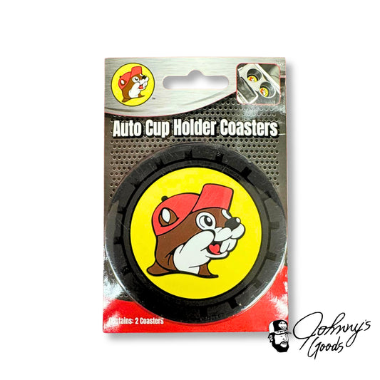 Buc-ee's Auto Cup Holder Coasters