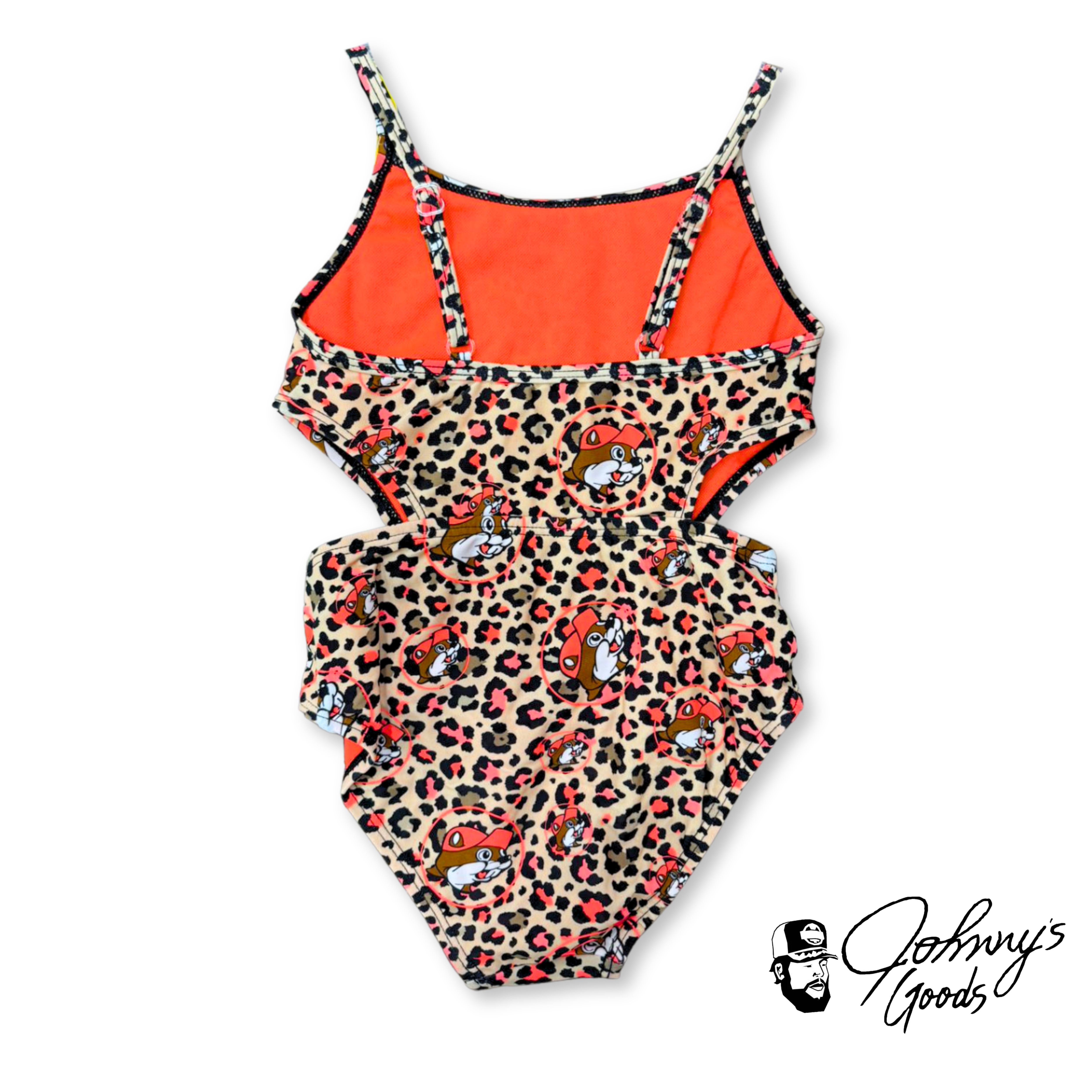 Buc ee s Girls Swimsuit Leopard Two Piece