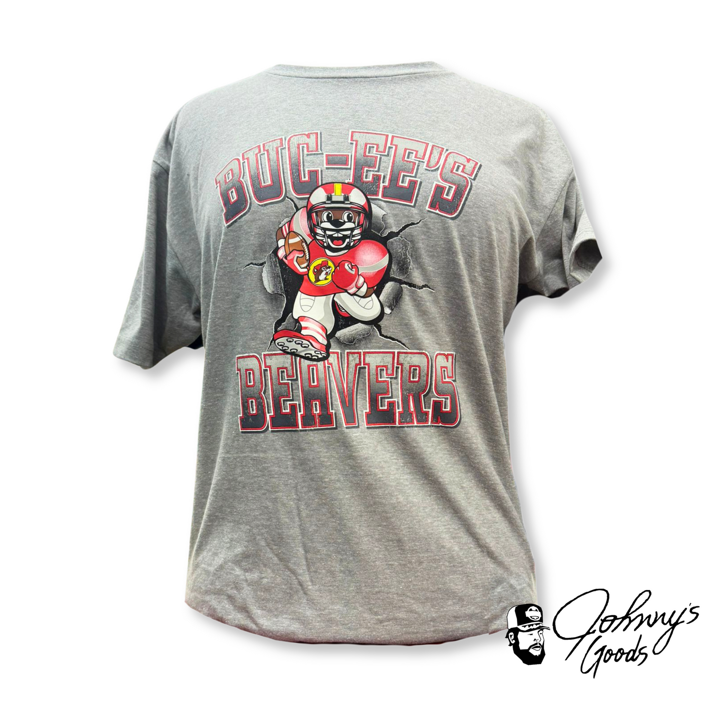 Buc-ee's Beavers Football Shirt Gray