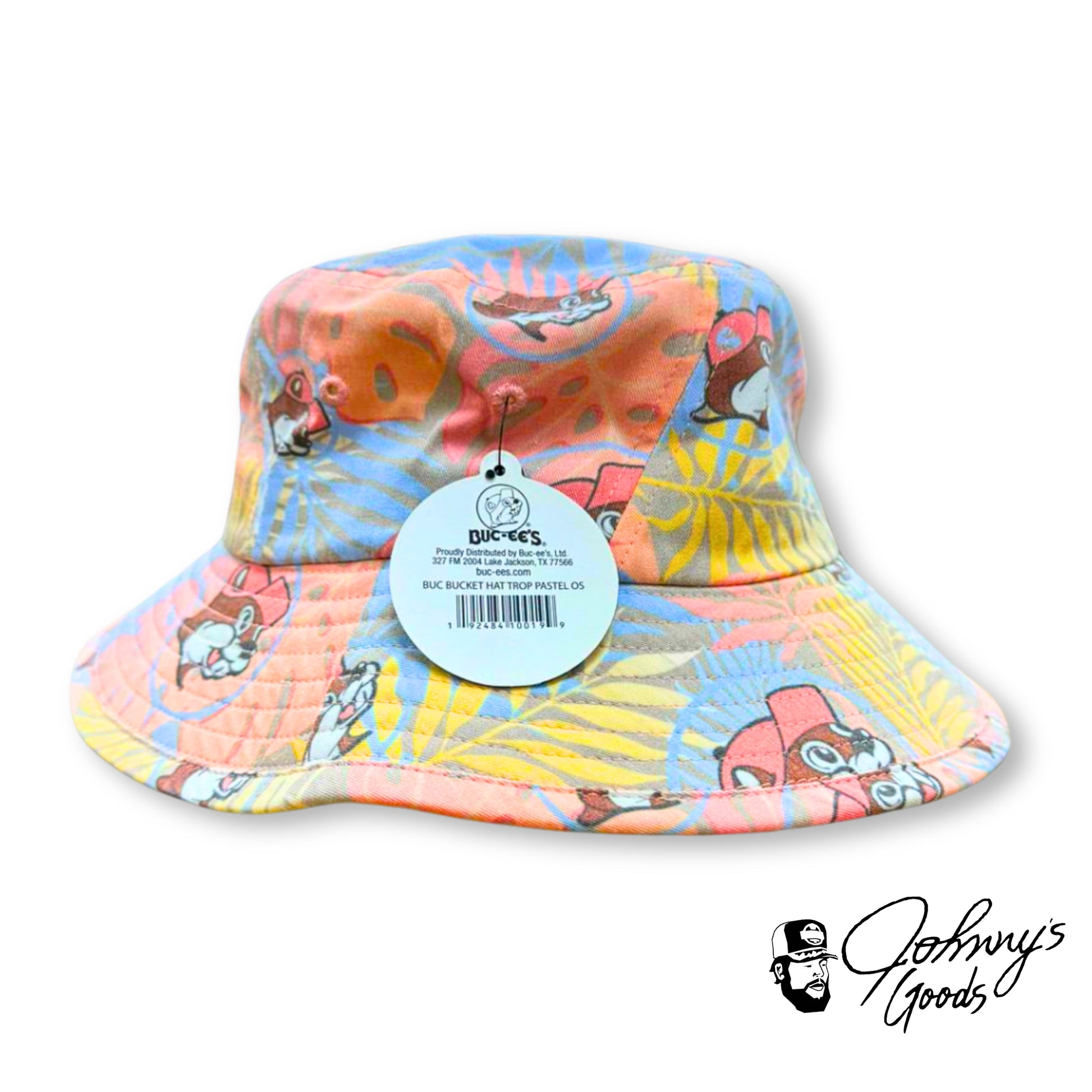 Buc-ee's Bucket Hat Tropical Pastel One Size buc ees buc ee's bucees buccees buc-ees