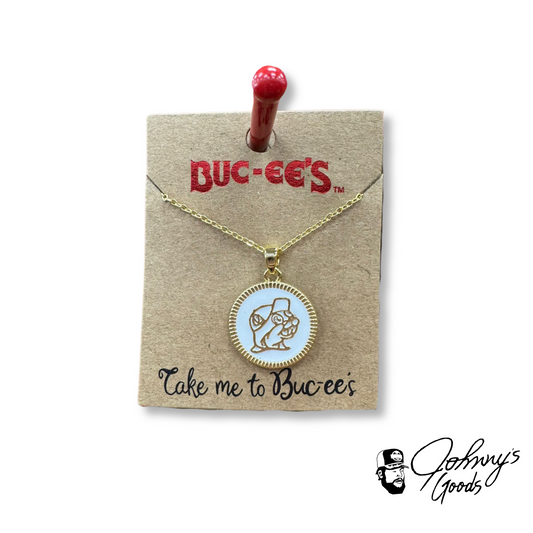 Buc-ee's Necklace Gold Silver