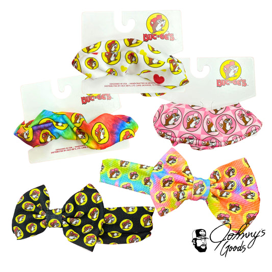 Buc-ee's Hair Accessories Bow Tie and Scrunch buc ees buc ee's bucees buccees buc-ees