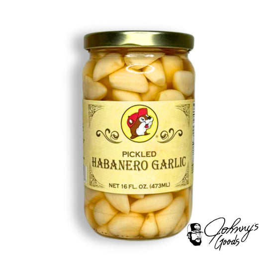 Buc-ee's Pickled Habanero Garlic bucees buc ee's buc-ees buccees