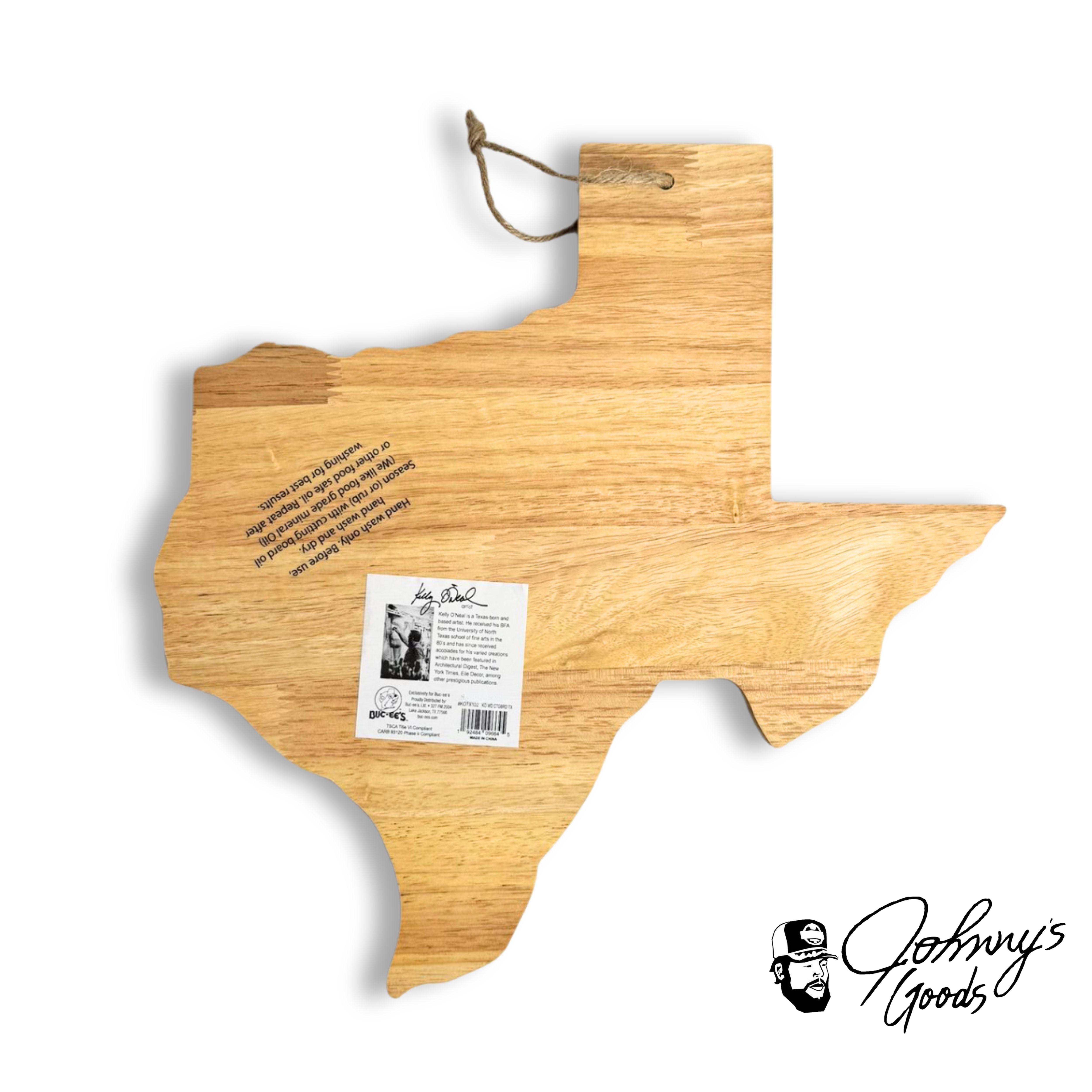 Solid Hardwood - Texas Cutting Board store - Cutting Board in the Shape of TX made out of Hardwood - Cheese Board