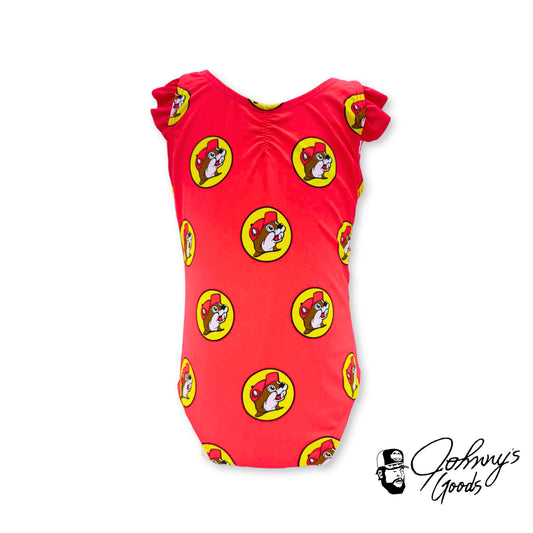 Buc-ee's Toddler One-Piece Red Logo Swimsuit buc ees buc ee's bucees buccees buc-ees