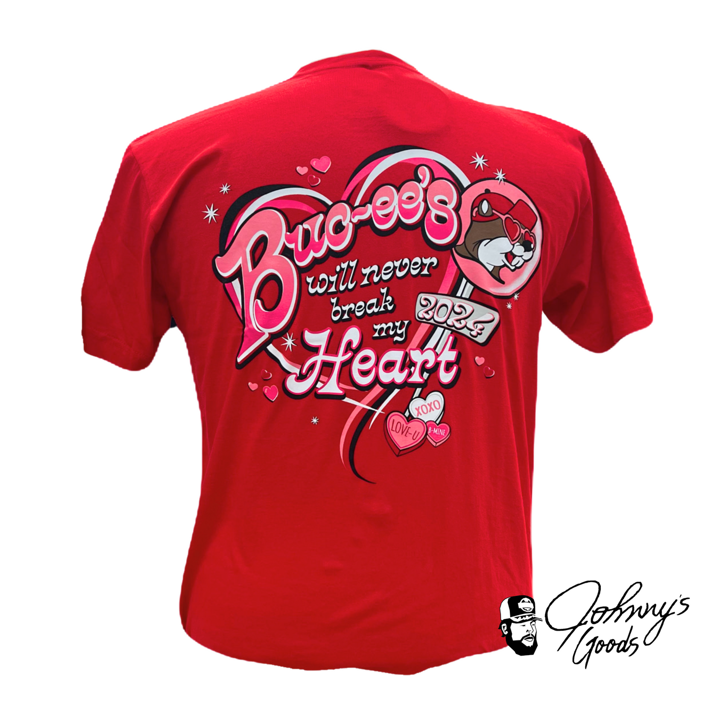 Buc-ees Valentine's Day T-Shirt, 2024 buc ees buc ee's bucees buccees buc-ees