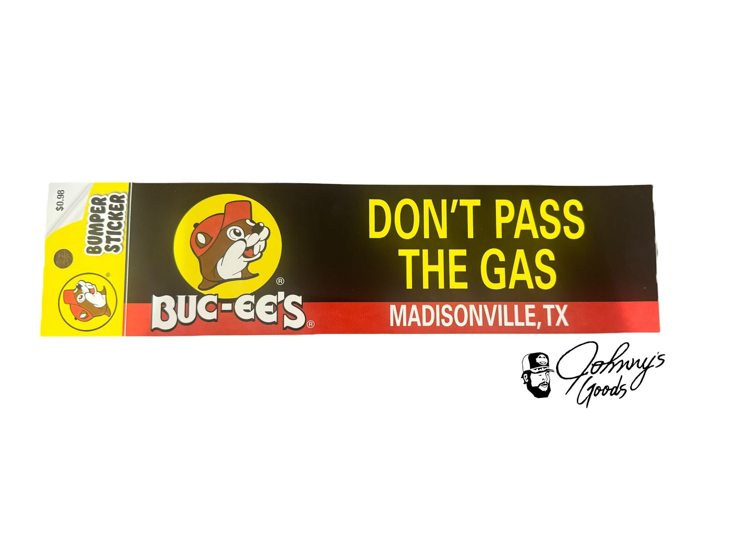 Buc-ee's Bumper Sticker - Fun Designs: Logo, Texas Pride, and More for Cars & Coolers