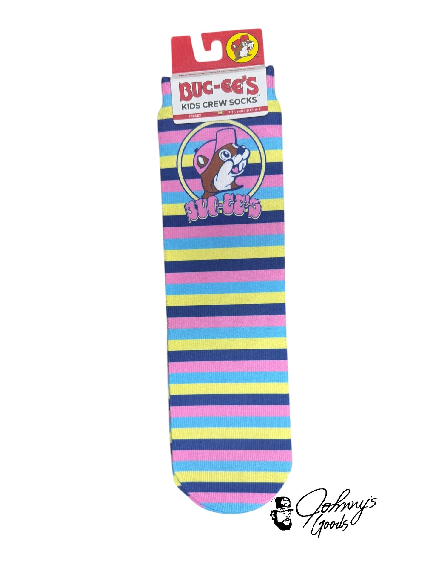 Buc-ee's Kids Crew Socks - Comfortable, Fun, and Stylish Socks for Kids