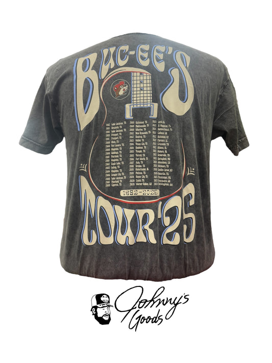 Buc-ee’s 2025 Tour TShirt Grey