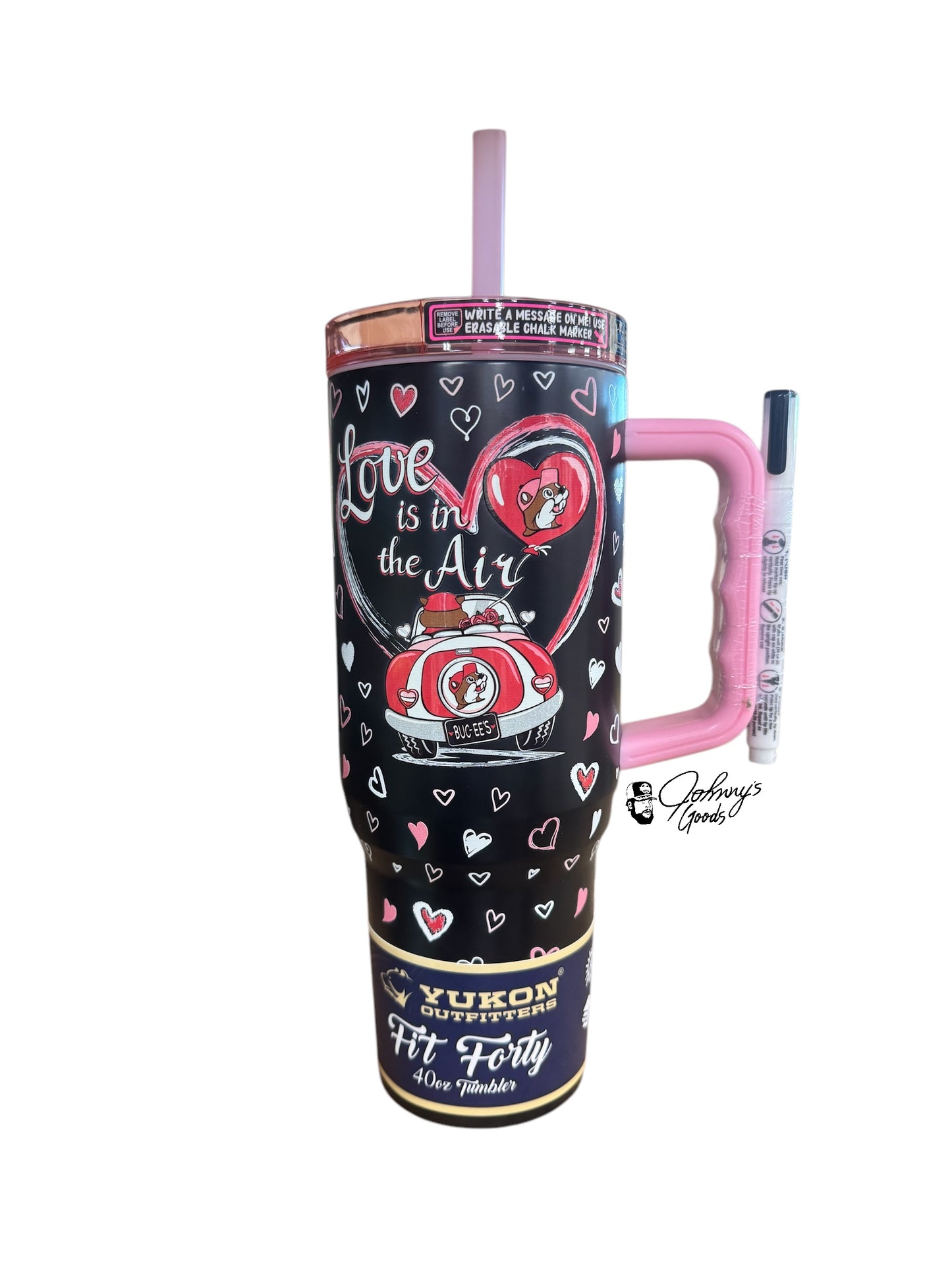 Buc-ee's 40 oz Valentine Tumbler 2025 — Insulated Stainless Steel