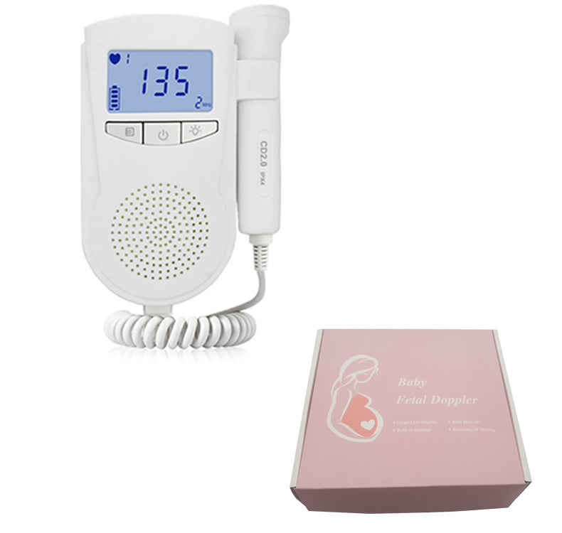 Baby fetal doppler mericonn medical device monitor heart rate frequency pregnancy technology