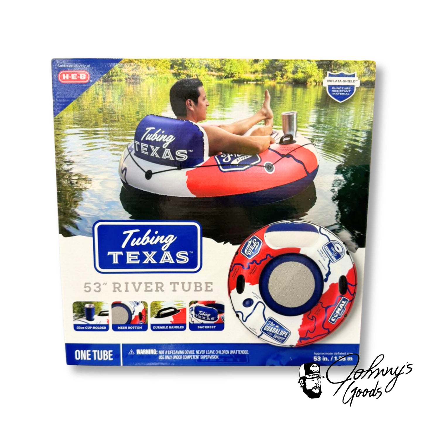 H‑E‑B Tubing Texas Inflatable River Tube pool summer
