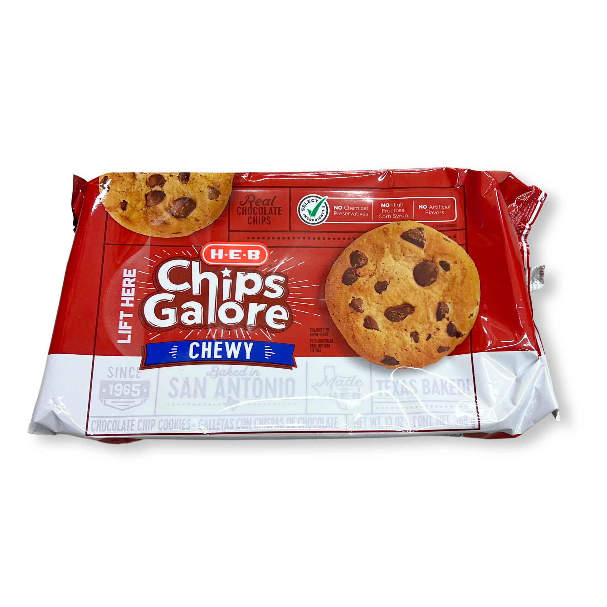HEB Chocolate CHIPS GALORE Cookies snacks treats sweets classic chunky chewy