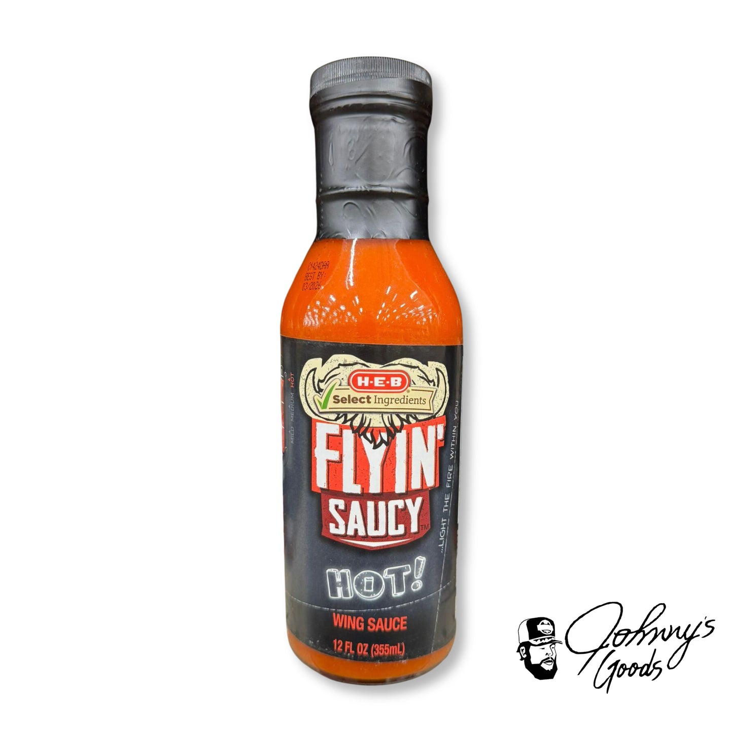 HEB Flyin' Saucy Wing Sauce h-e-b texas sauces hot heat wing sauces condiments flavors wings
