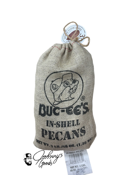 In-Shell Pecans, Fresh Pecans, Buc-ee's Pecans, Pecan Snack, Burlap Sack Pecans