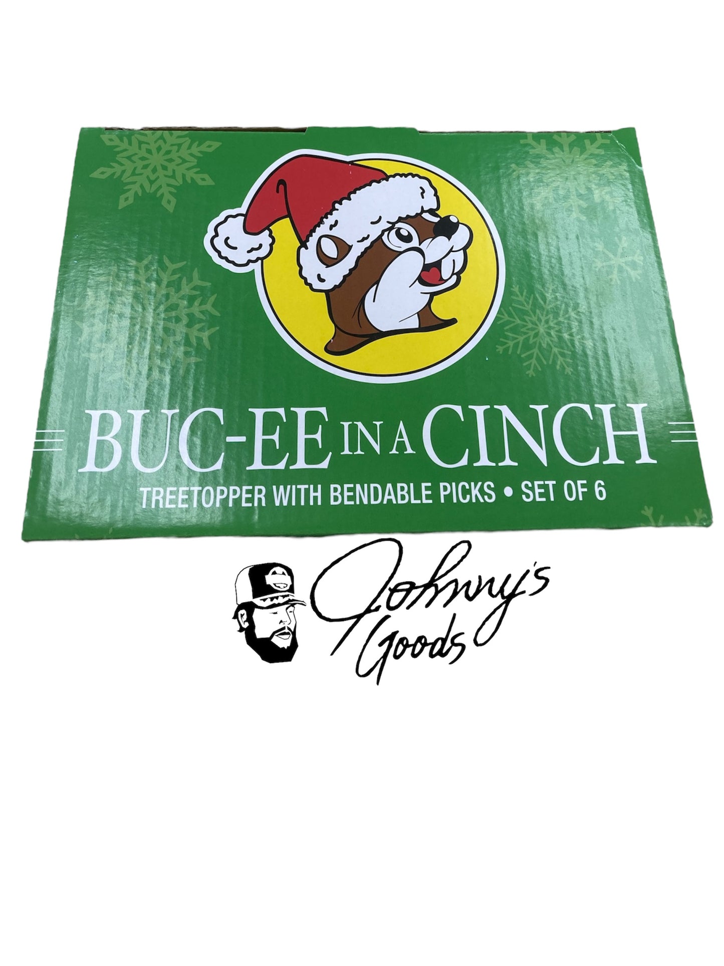 Buc-ee’s Christmas Treetopper with Bendable Picks