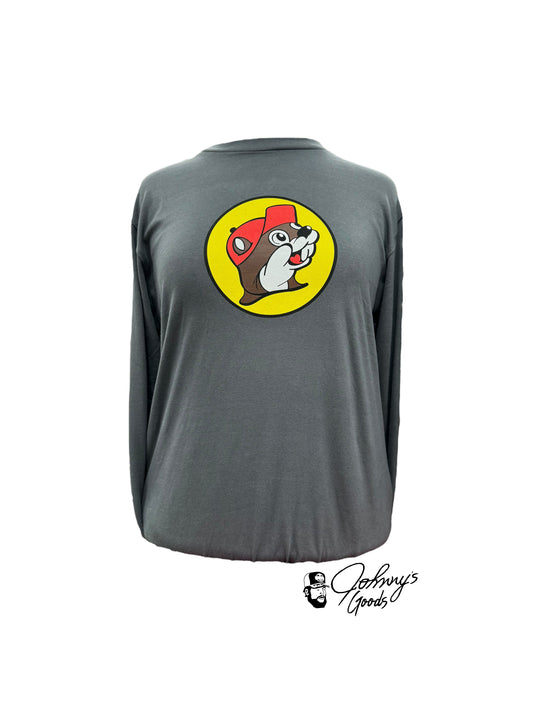 Buc-ee’s Gray Logo, Long Sleeved