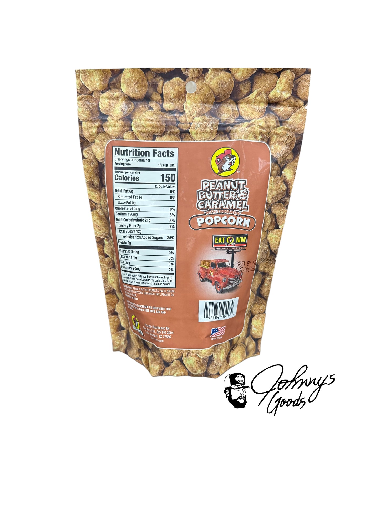 Buc-ee’s Flavored Popcorn – Peanut Butter & Caramel – Spicy & Cinnamon Options – Sweet & Savory Snack