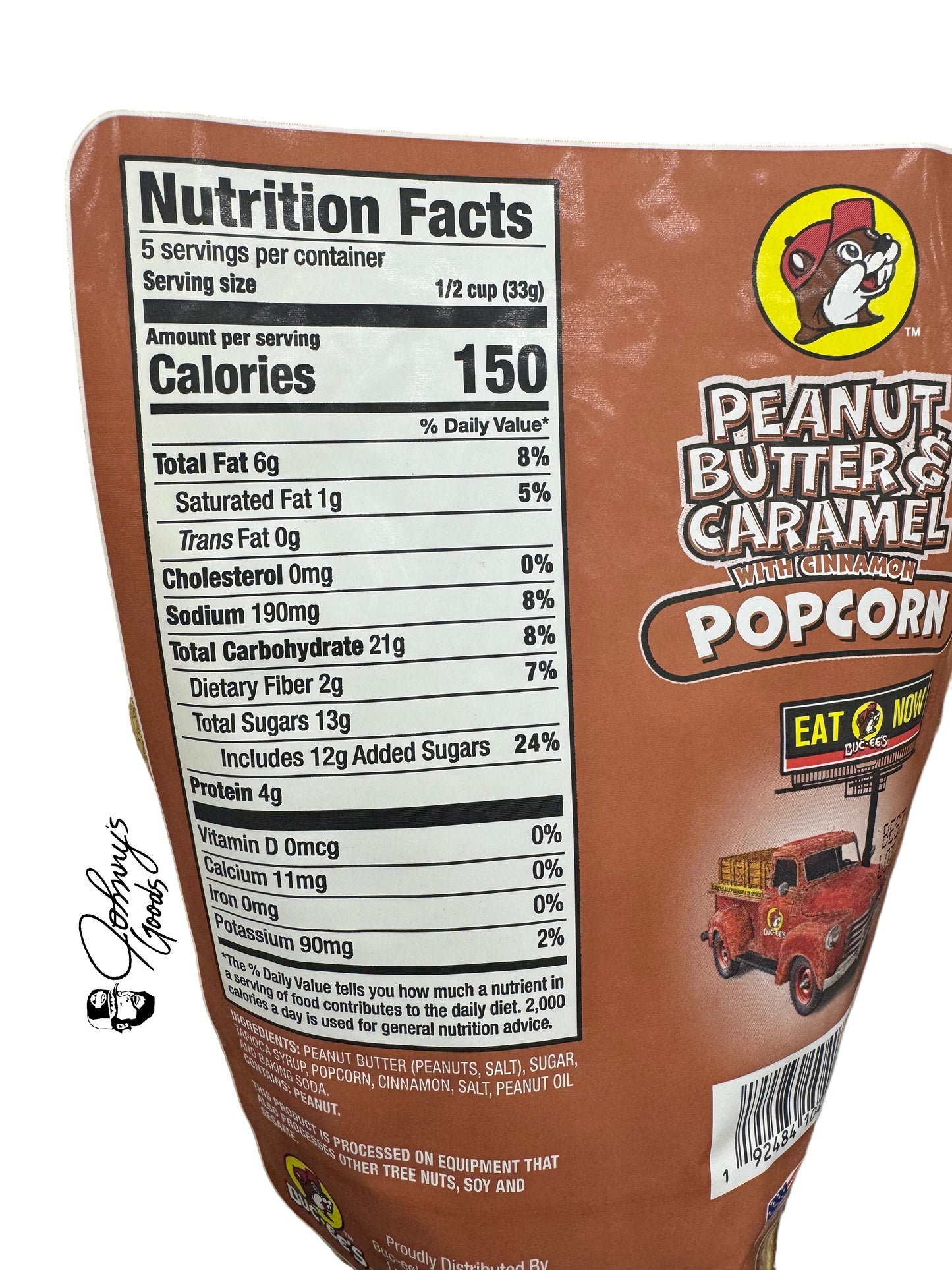 Buc-ee’s Flavored Popcorn – Peanut Butter & Caramel – Spicy & Cinnamon Options – Sweet & Savory Snack