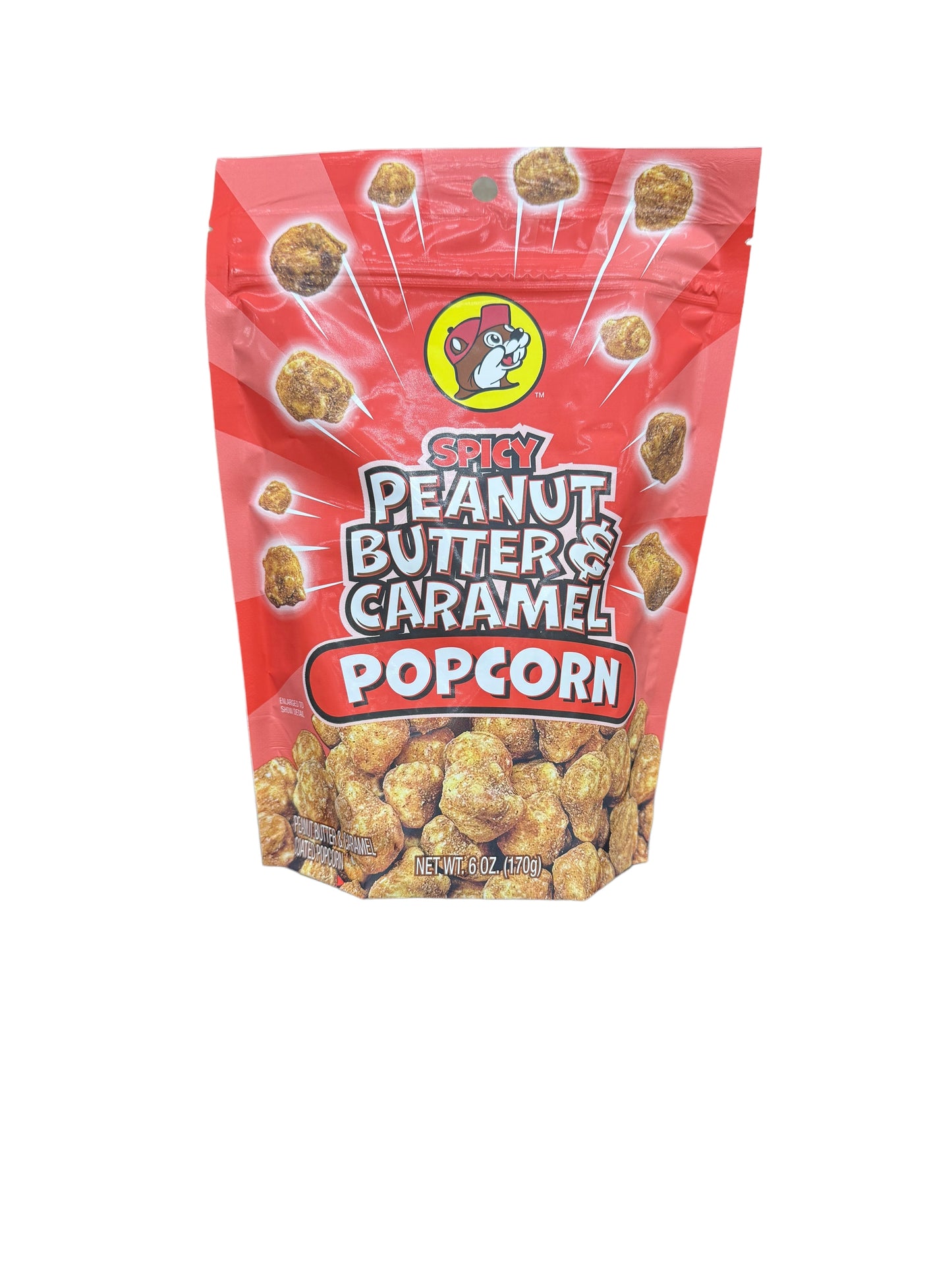 Buc-ee’s Flavored Popcorn – Peanut Butter & Caramel – Spicy & Cinnamon Options – Sweet & Savory Snack